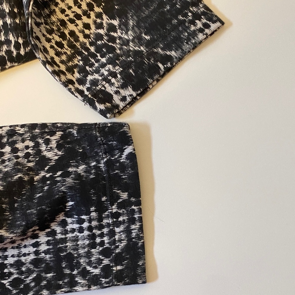 Lysse Black and White Patterned Capris - Picture 3 of 6